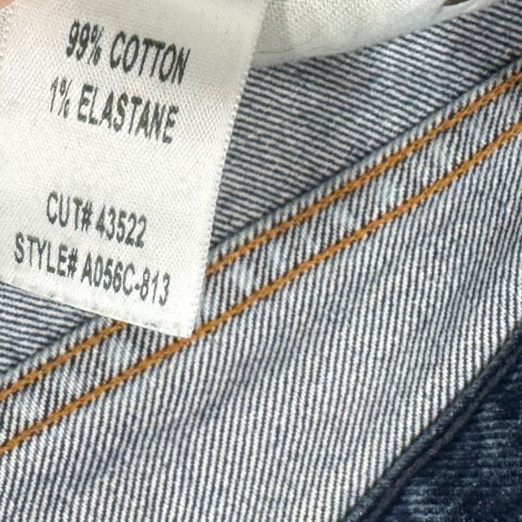 Agolde Riley‎ High Rise Straight Crop Blue Vintage Wash Air Blue Size 25 - Picture 9 of 10